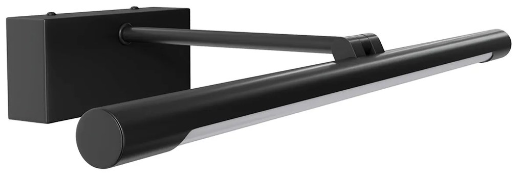 Lampada LED da Specchio 40cm Nera 6W IP54 - da Parete Colore Bianco Naturale 4.000K