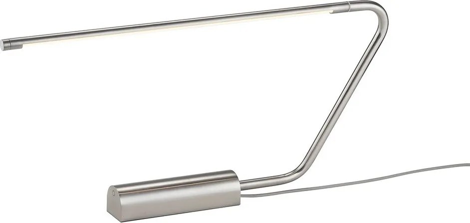 Lampada da tavolo LED argentata (altezza totale 33 cm) Olea – Trio Select