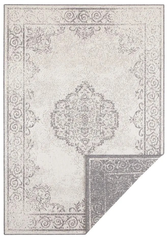 Tappeto da esterno grigio e crema , 80 x 150 cm Cebu - NORTHRUGS