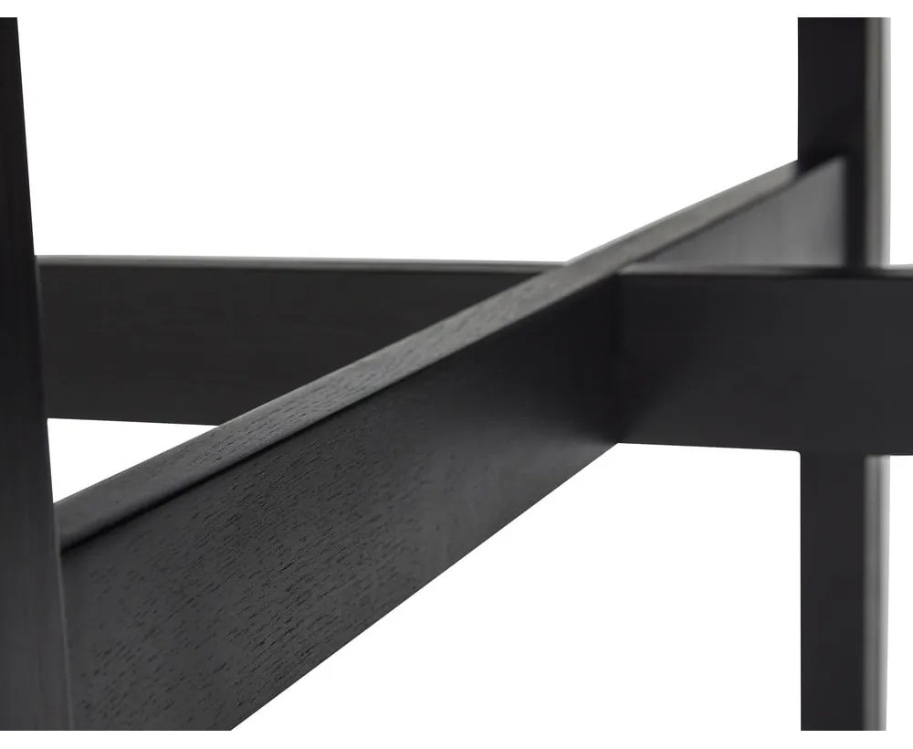 Tavolo da pranzo rotondo nero ø 120 cm Fjord - Hübsch