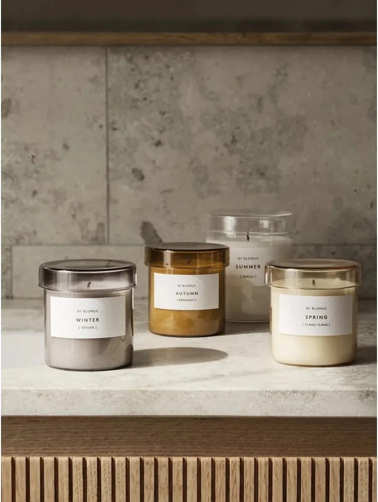 Candela di soia profumata tempo di combustione 45 h Valoa Autumn - Blomus