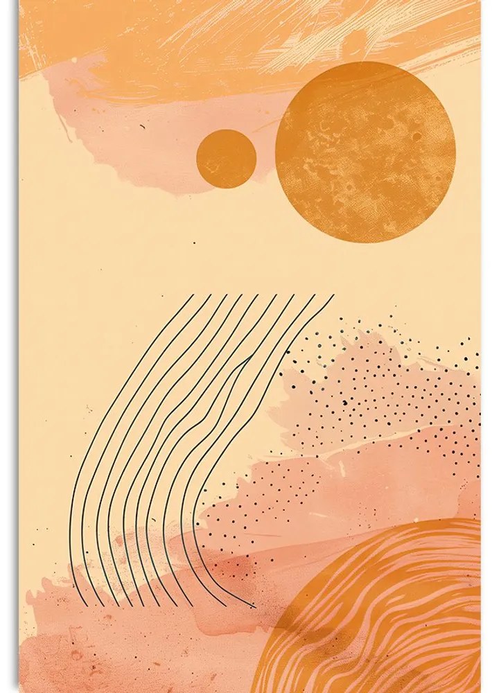 Stampa su tela – Motivi moderni Peach Fuzz