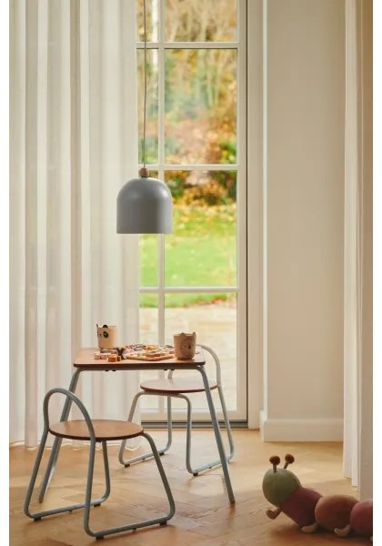 Nordlux - Lampadario a sospensione con filo GASTON 1xE27/40W/230V blu/bianco