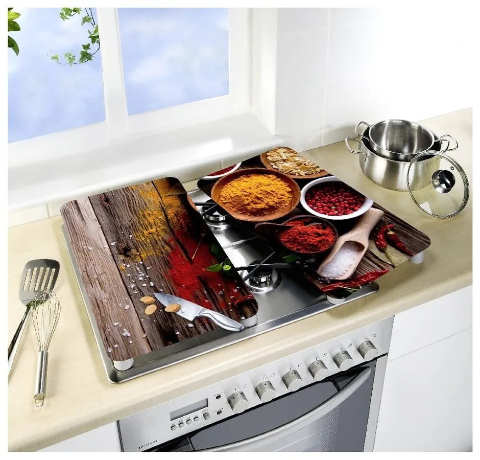Set di 2 cappe da cucina in vetro con, 52 x 30 cm Spice - Wenko