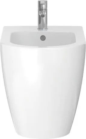 Bidet filo parete 37x60 a Pavimento Bianco senza rubinetteria Duravit Me By Starck 2289100000