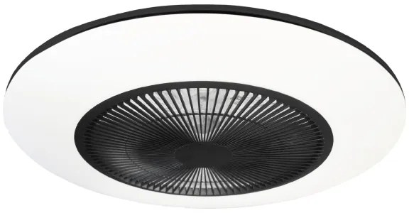 Plafoniera LED dimmerabile con ventilatore ARIA LED/38W/230V nero/bianco + tc