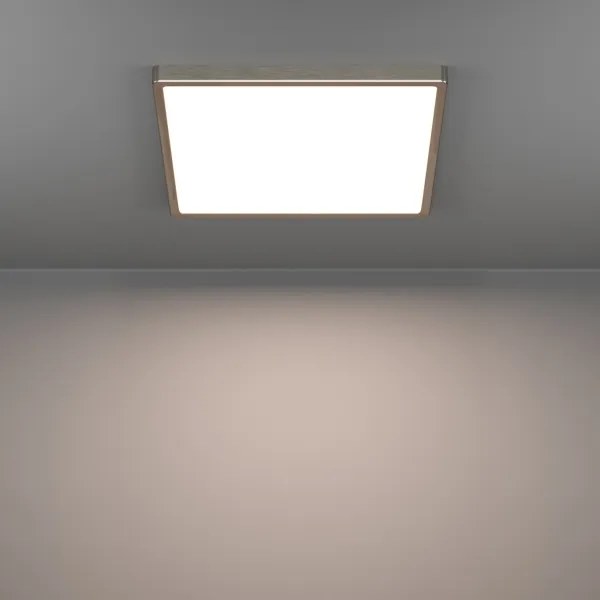 Eglo 901323 - Plafoniera FUEVA LED/17,5W/230V 2700/4000/6500K 39x39 cm cromo