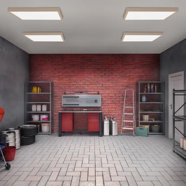 Brilagi -Plafoniera LED da bagno FRAME LED/50W/230V 60x60 cm IP44 beige