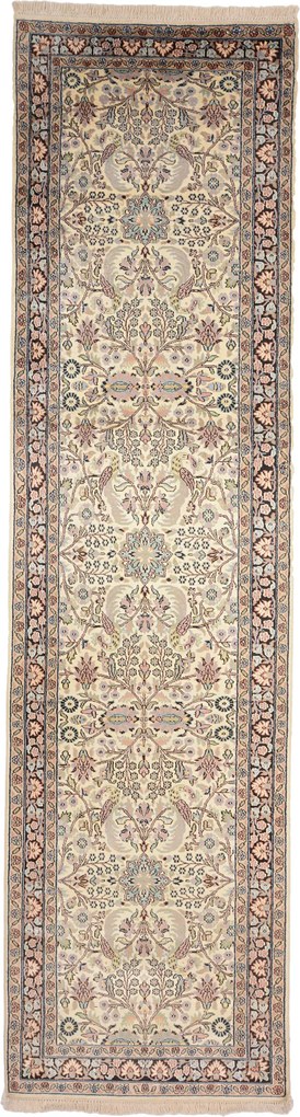 Cashmere Silk Tappeto orientale 80x310 (Indian) Annodato A Mano