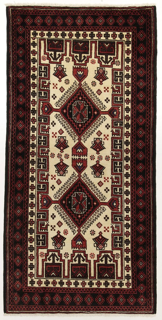 Beluch Tappeto 100 x 210 (Iran) Annodato A Mano