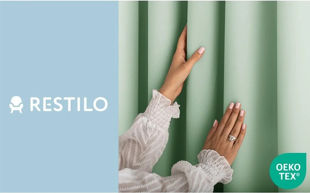 Tenda parzialmente oscurante color menta 140x250 cm Carli – Restilo