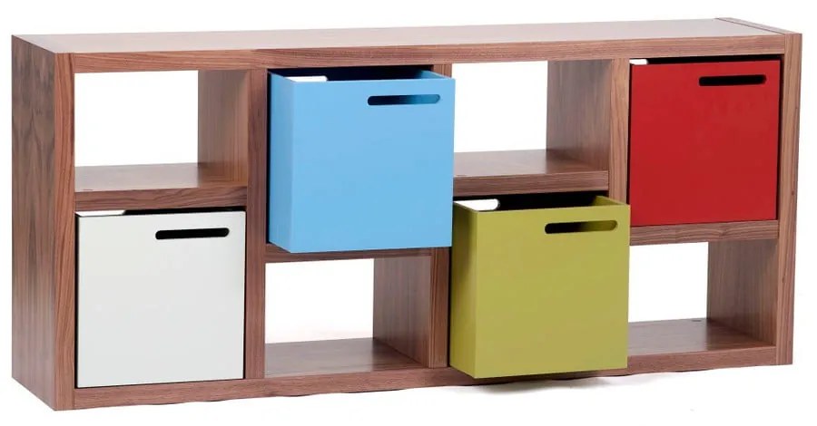 Libreria effetto noce 70x159 cm Berlin - TemaHome