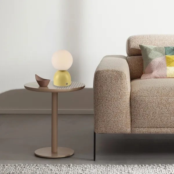 Schöner Wohnen 19218-81 - Lampada da tavolo LED dimmerabile RUDI LED/1,2W/5V gialla