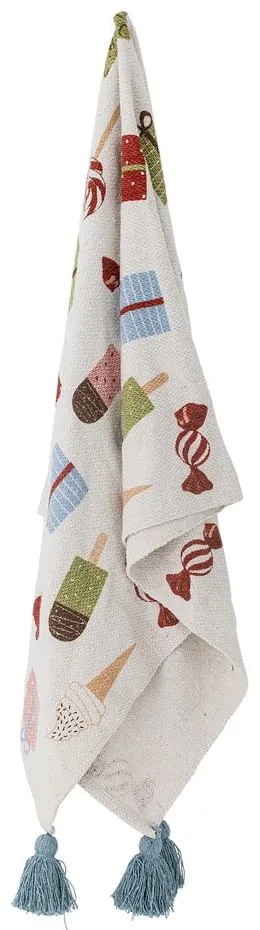 Coperta bianca per bambini 130x160 cm Sweets - Bloomingville Mini