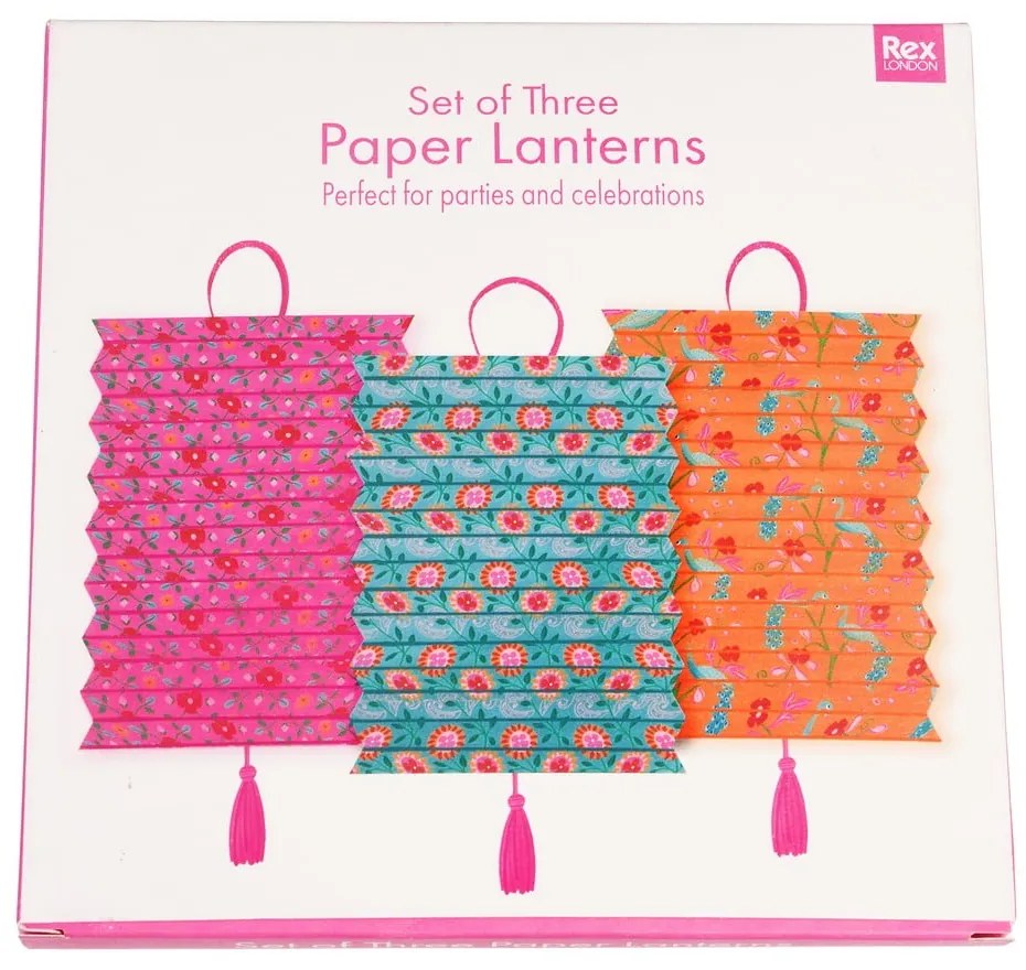 Set di 3 lanterne decorative - Rex London