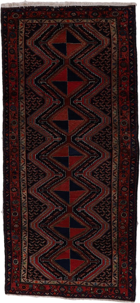 Kurdi Tappeto persiano 270x120 (Iran) Annodato A Mano