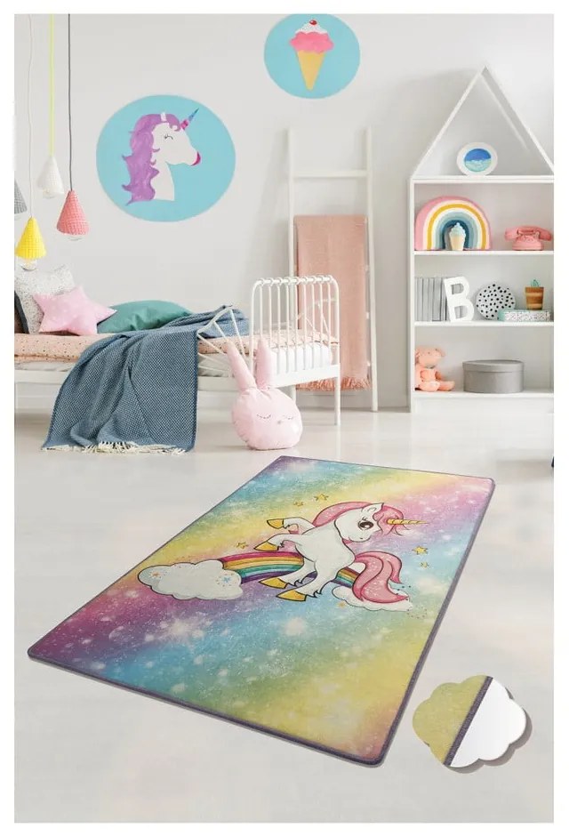 Tappeto per bambini , 140 x 190 cm Unicorn - Conceptum Hypnose