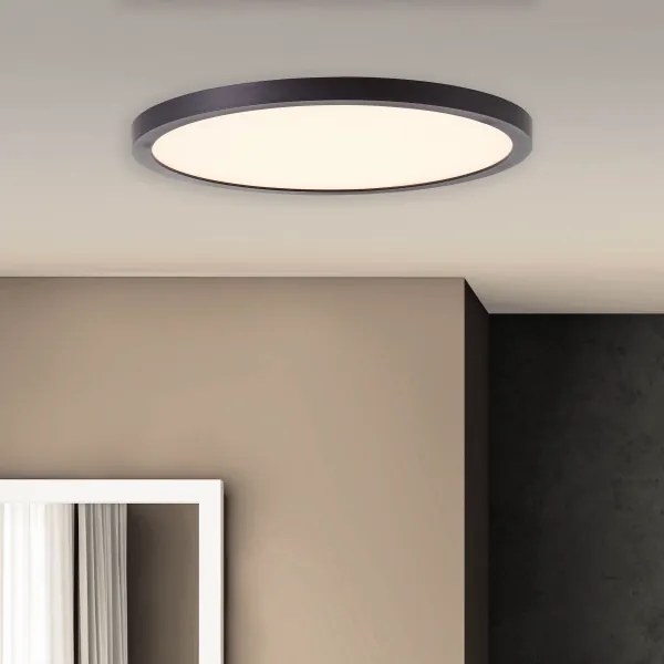 Brilliant - Plafoniera LED da soffitto TUCO LED/16W/230V Ø 25 cm nero