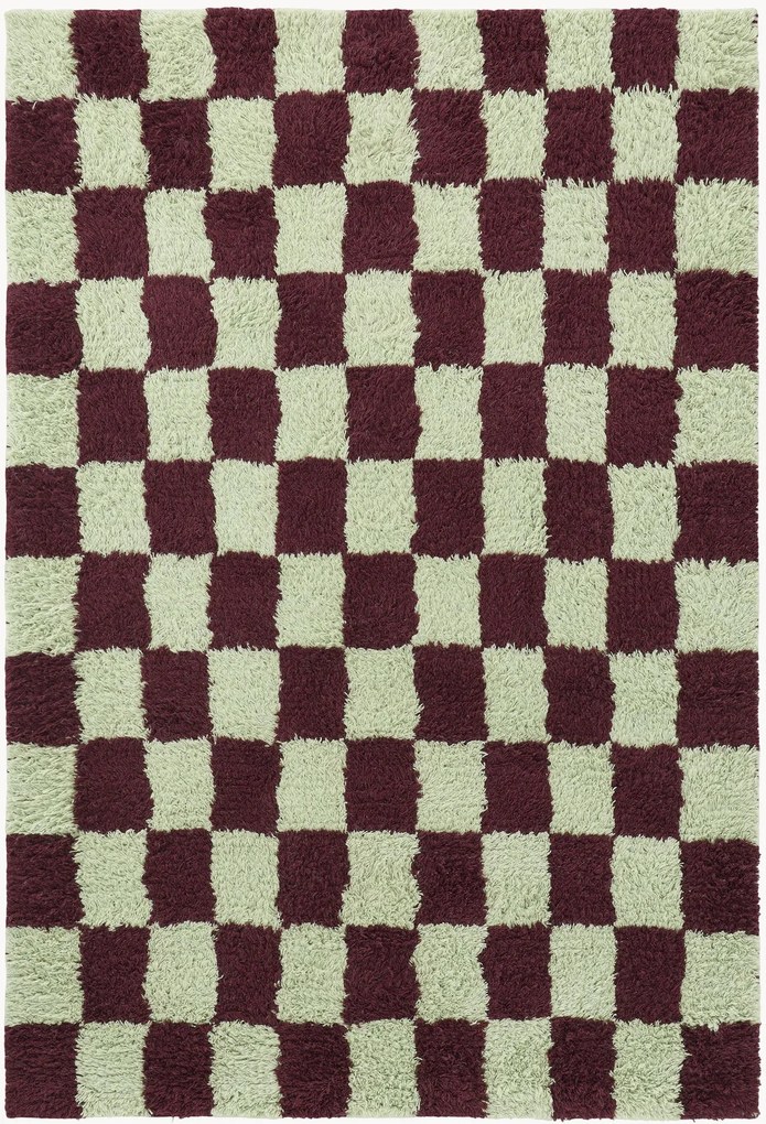 Tappeto a quadri fatto a mano Bilbao