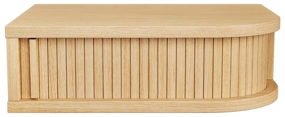 Comodino colore naturale con effetto rovere Farsta – Woodman