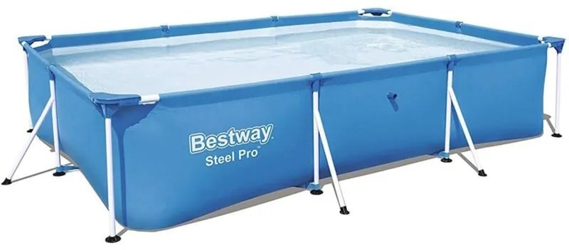 Piscina rettangolare fuori terra Bestway 56404 steel pro 300x201 cm - Allestimento: Solo piscina