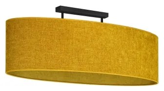 Duolla - Lampadario a plafone OVAL 2xE27/15W/230V marrone