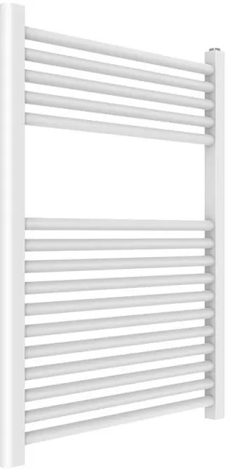 Termoarredo scaldasalviette verticale bianco L 60x77 interasse 55 cm