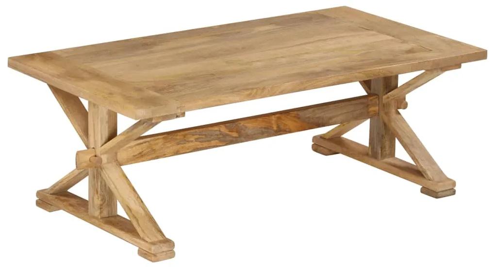 Tavolino da caffè 110x60x40 cm in legno massello di mango