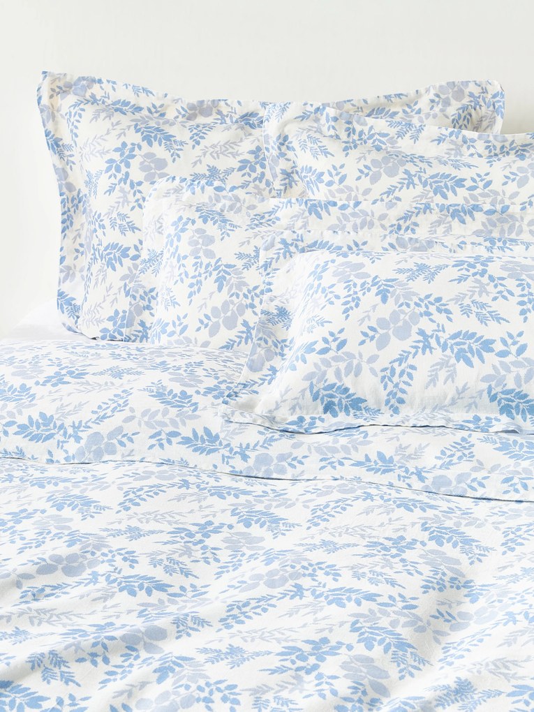 Copripiumino con stampa foglie Pola