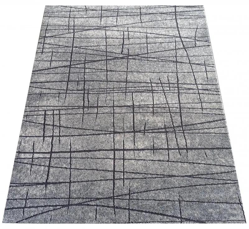 Tappeto moderno grigio astratto Larghezza: 200 cm | Lunghezza: 290 cm