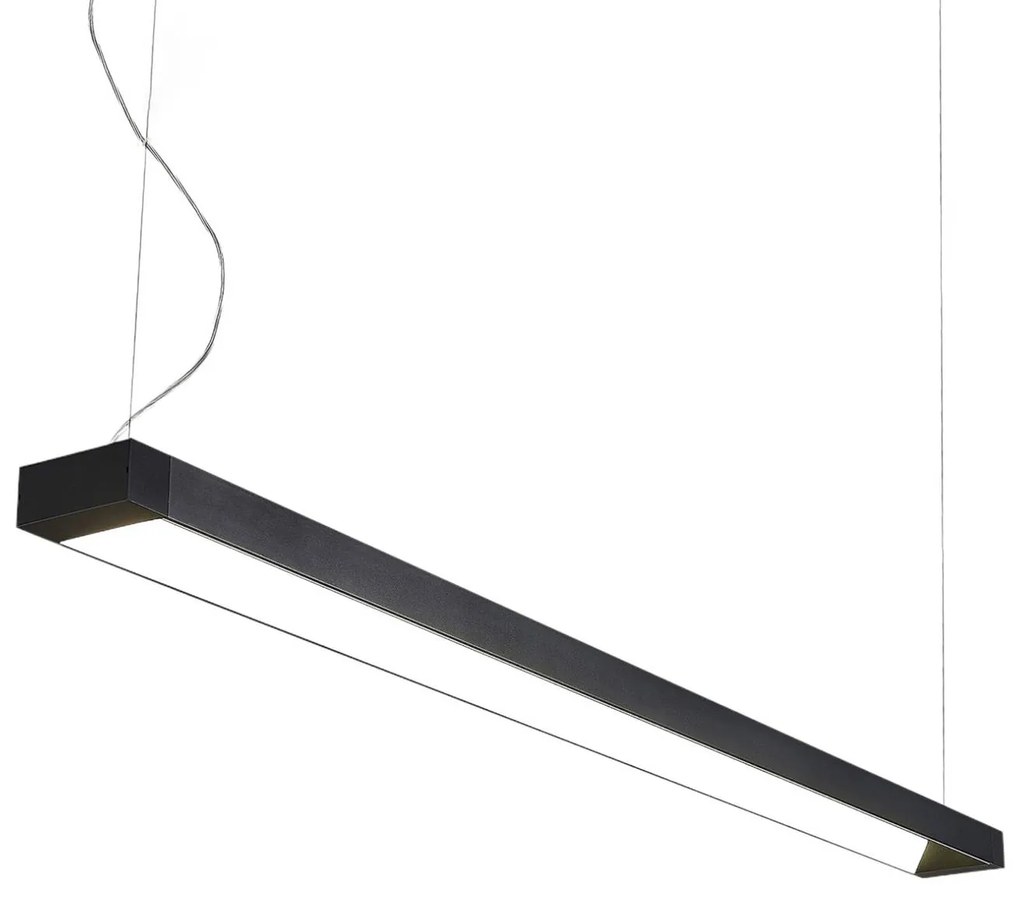 Arcchio Lampada LED a sospensione Cuna, nero, 162 cm, metallo