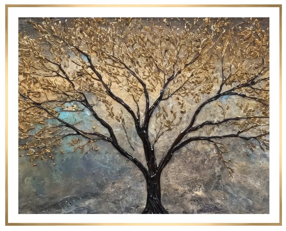 Quadro 40x50 cm Golden Tree
