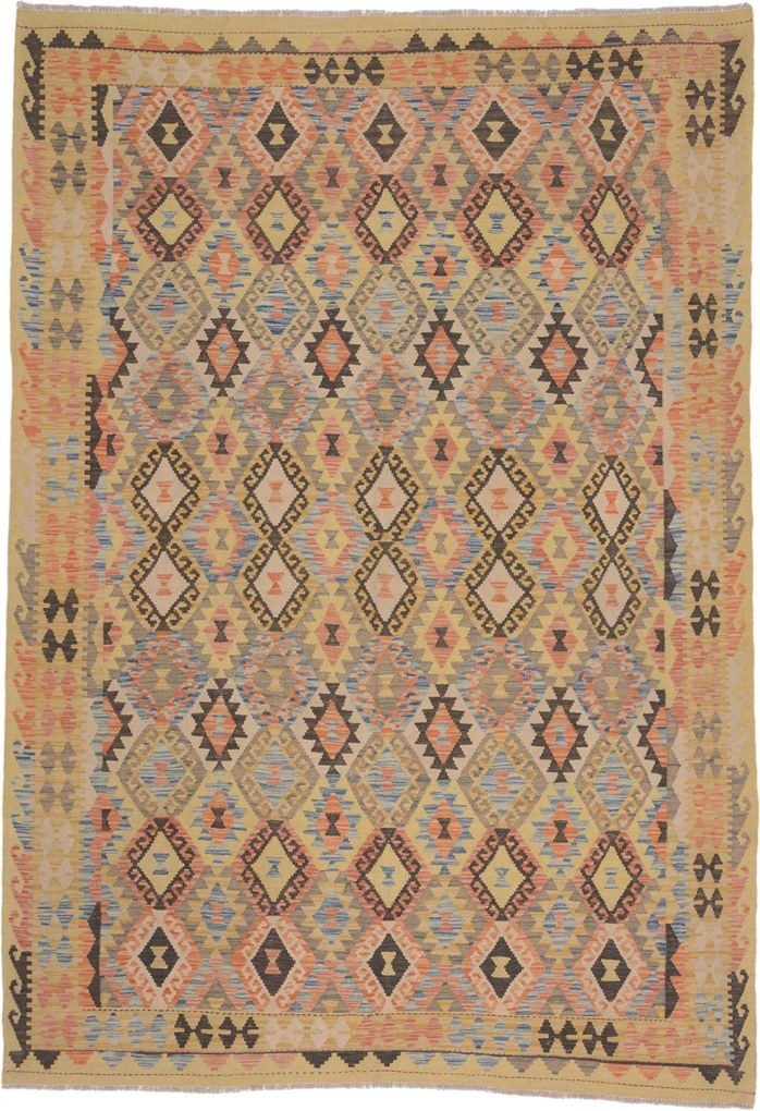 Kilim Tappeto orientale 290 x 200 (Afghanistan) Annodato A Mano