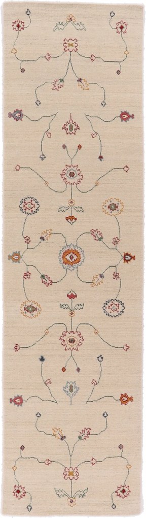 Loribaft Tappeto orientale 90x300 (Indian) Annodato A Mano