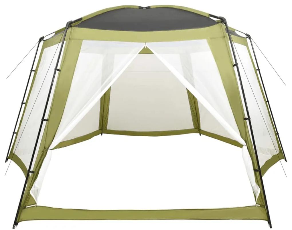 Tenda per Piscina in Tessuto 590x520x250 cm Verde