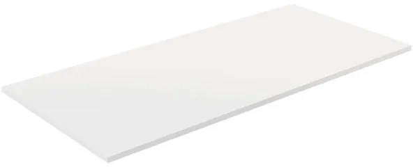 Top per lavabo Compatech VISOBATH L 101 x H 1.2 x P 46 cm bianco mdf, opaco