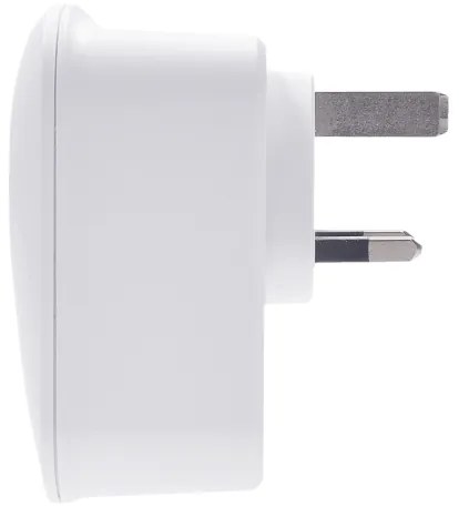 Solight PA03UK - Adattatore da viaggio per prese UK 230V con 2 porte USB-A e 1 porta USB-C