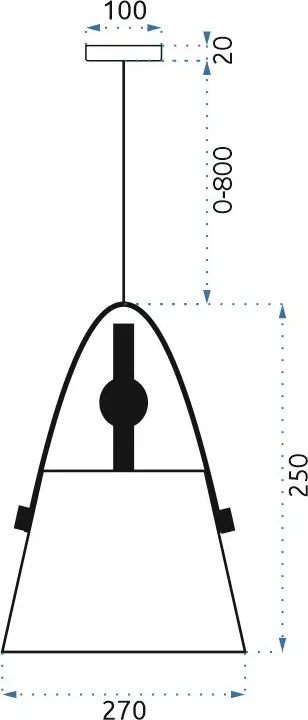 Lampada da soffitto BUFFO Cappuccino