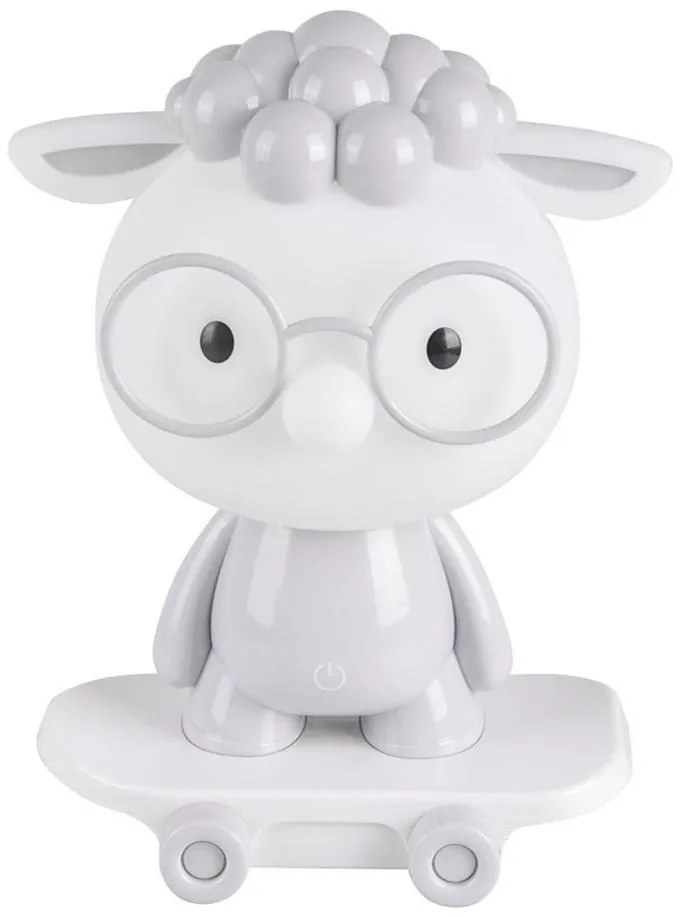 Lampada notturna LED dimmerabile per bambini LED/2,5W/230V peccora grigia