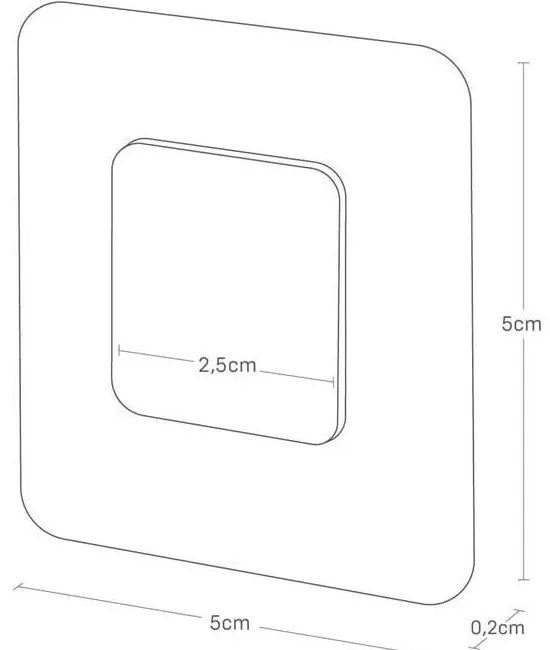 Portaspugna senza foratura in metallo Film Hook – YAMAZAKI