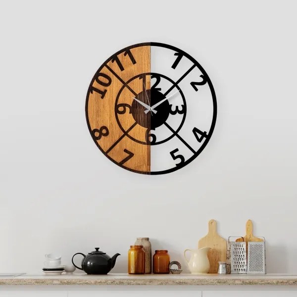 Orologio da parete diametro 56 cm 1xAA legno/metallo