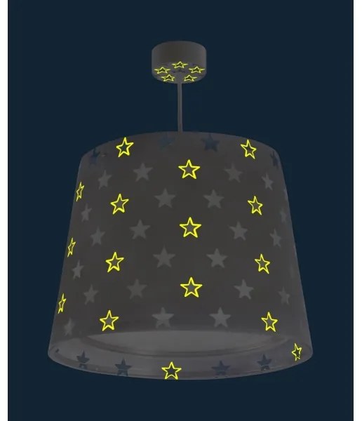 Dalber D-81212E - Lampadario per bambini STARS 1xE27/60W/230V