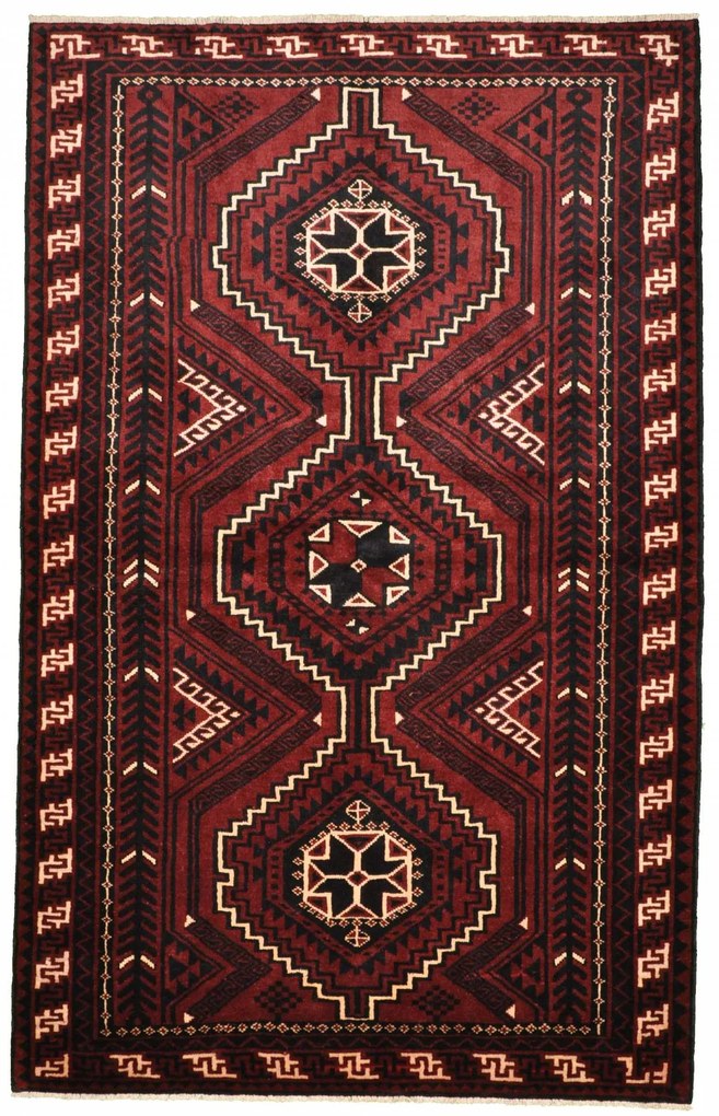 Lori Tappeto persiano 260x160 Rosso (Iran) Annodato A Mano