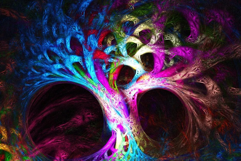 Carta da parati – Albero astratto misterioso
