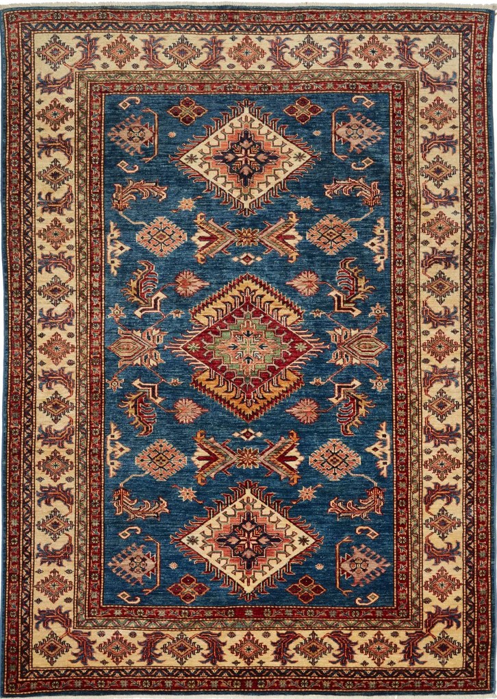 Kazak Tappeto 170x240 Rosso (Pakistan) Annodato A Mano