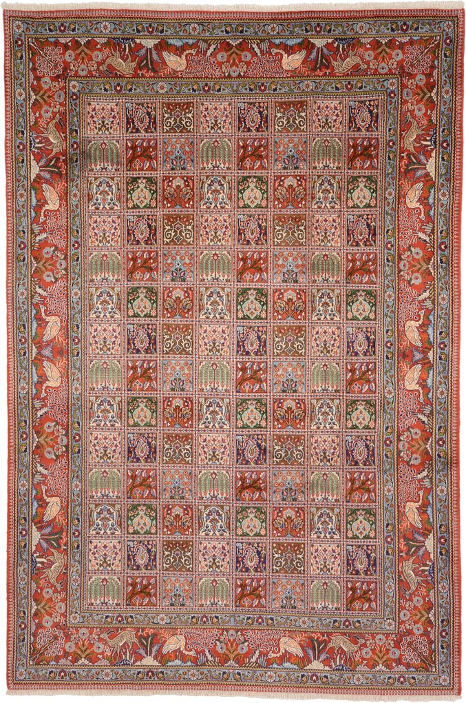 Moud Tappeto 210x300 (Iran) Annodato A Mano