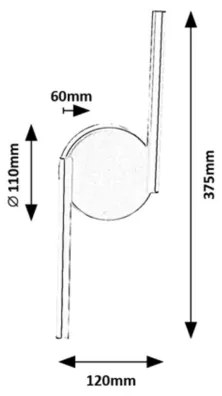 Rabalux 71122 - Applique a LED SABIRA LED/8W/230V 4000K