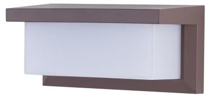 Brilagi - Lampada da parete LED per esterni con sensore BRICKY LED/12W/230V marrone IP54