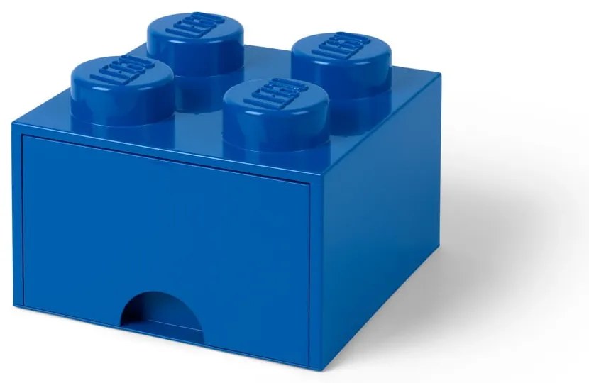 Scatola portaoggetti blu con cassetto - LEGO®