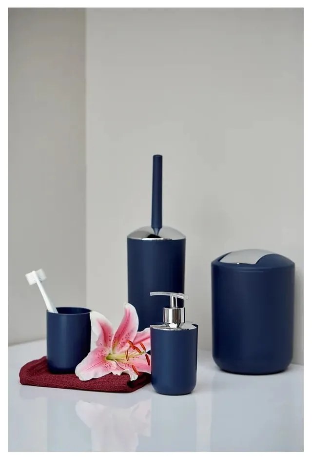 Set di accessori da bagno in plastica blu scuro Brasil - Wenko